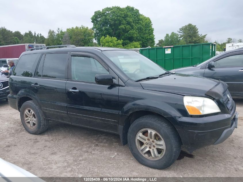 2003 Honda Pilot VIN: 2HKYF18583H003579 Lot: 12025439