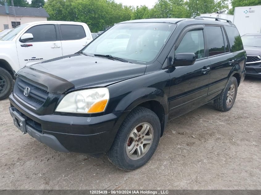 2003 Honda Pilot VIN: 2HKYF18583H003579 Lot: 12025439