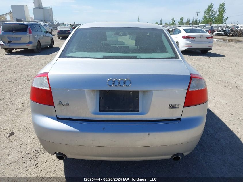 2005 Audi A4 VIN: WAULC68E75A096022 Lot: 12025444