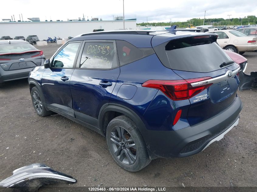 2021 Kia Seltos VIN: KNDEPCAA8M7153720 Lot: 12025463