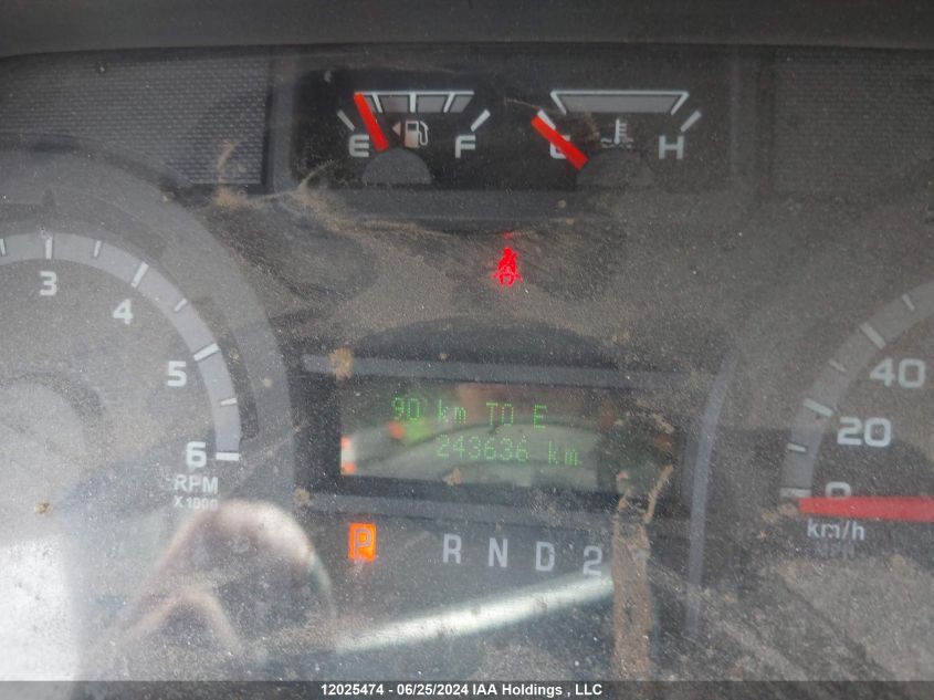 2012 Ford Econoline E250 Van VIN: 1FTNE2EL3CDB01262 Lot: 12025474