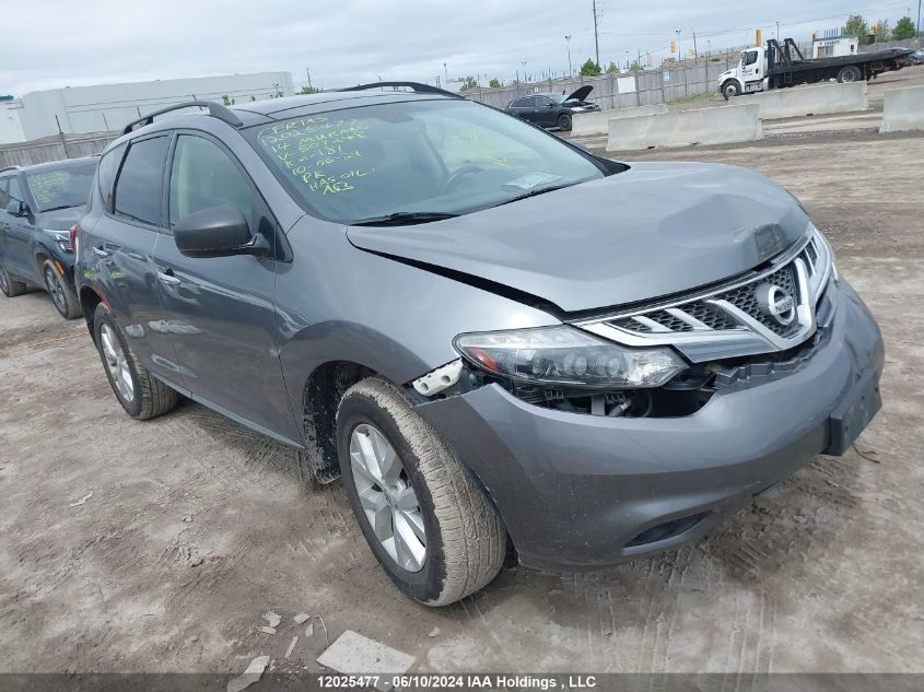 JN8AZ1MW6EW507248 2014 Nissan Murano