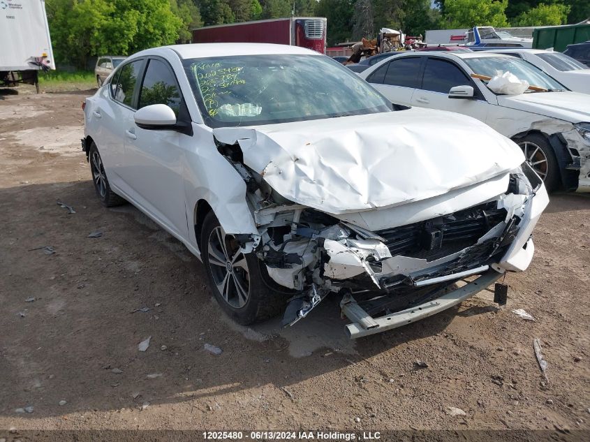 2022 Nissan Sentra VIN: 3N1AB8CV5NY265789 Lot: 12025480