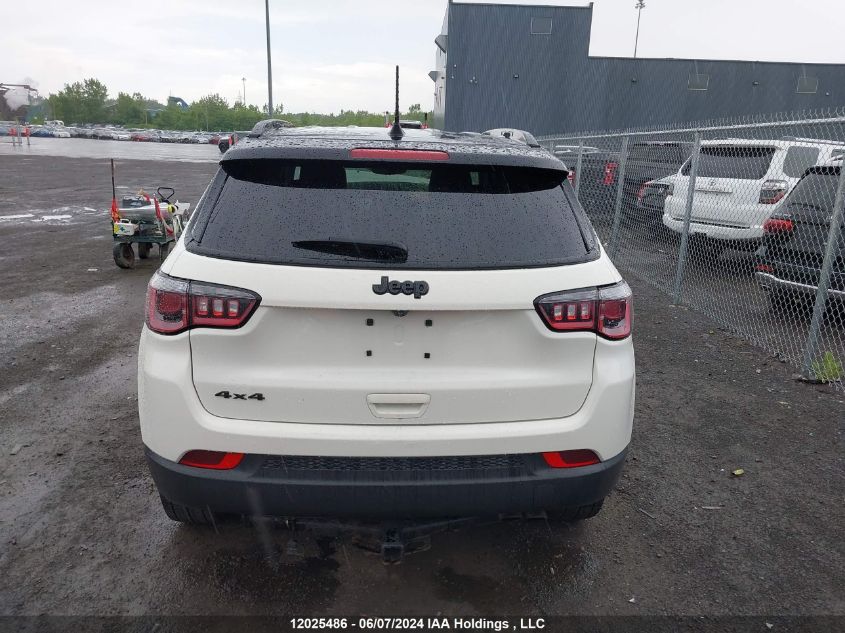 2019 Jeep Compass North VIN: 3C4NJDBB5KT704256 Lot: 12025486