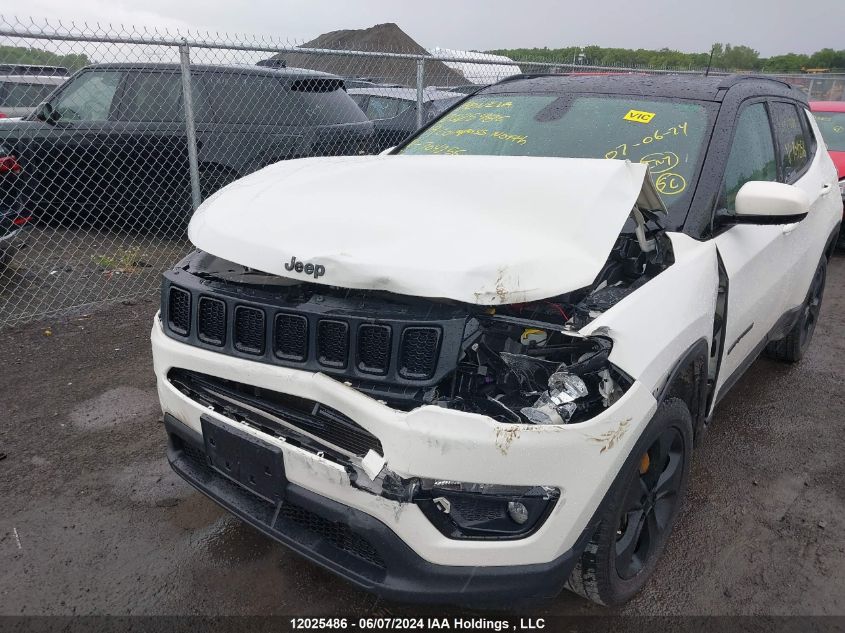 2019 Jeep Compass North VIN: 3C4NJDBB5KT704256 Lot: 12025486
