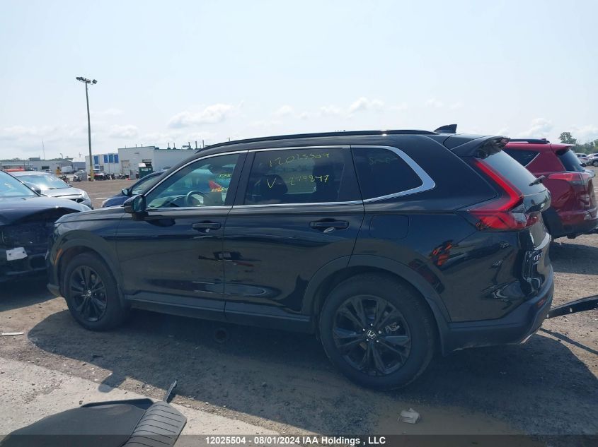 2024 Honda Cr-V Hybrid VIN: 2HKRS6H91RH219847 Lot: 12025504