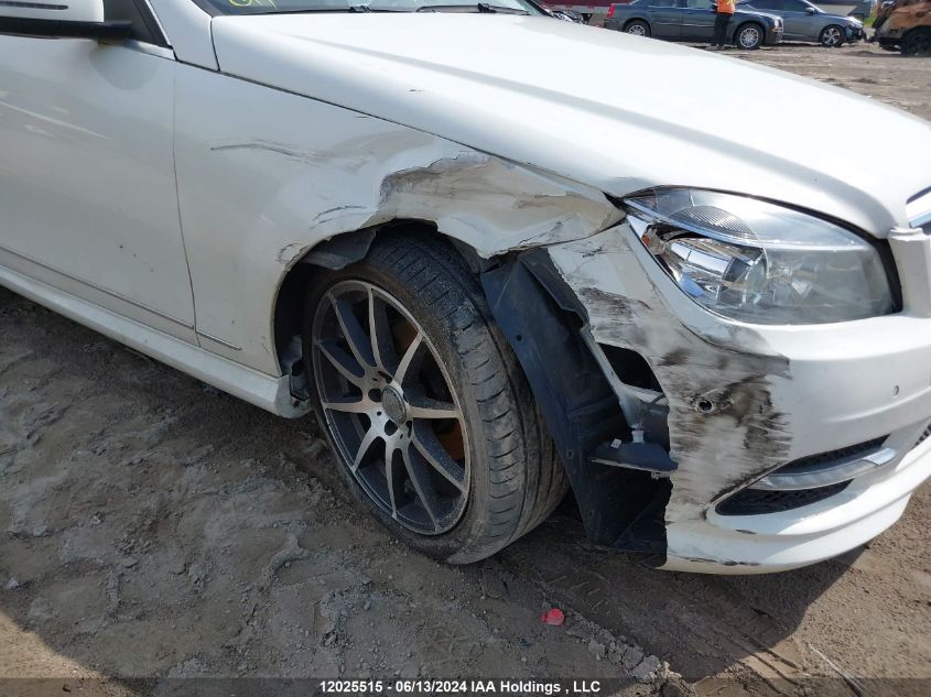 2011 Mercedes-Benz C-Class VIN: WDDGF8FB4BA516398 Lot: 12025515