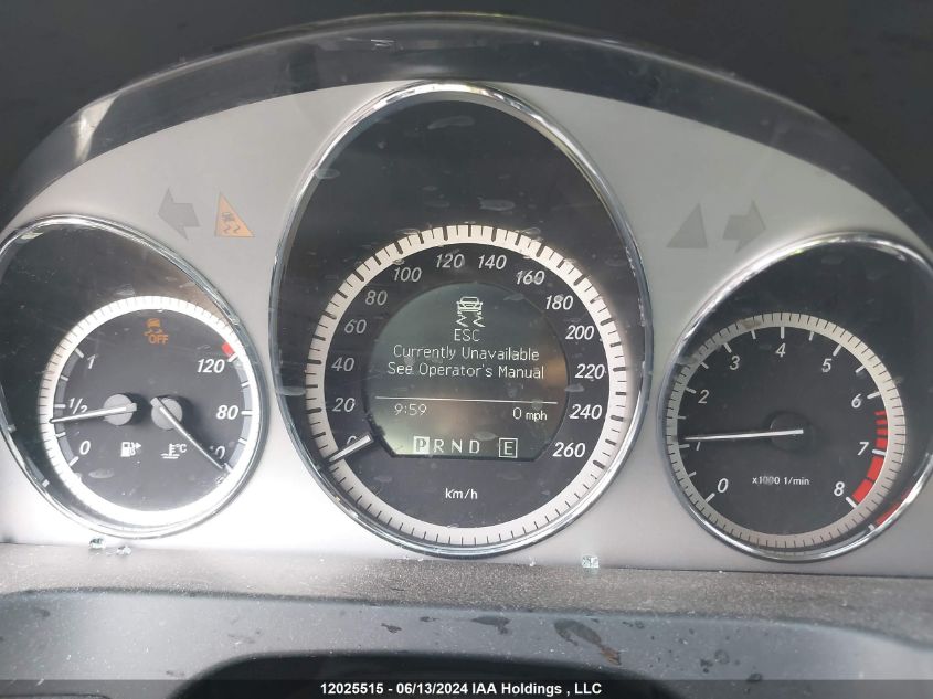 2011 Mercedes-Benz C-Class VIN: WDDGF8FB4BA516398 Lot: 12025515