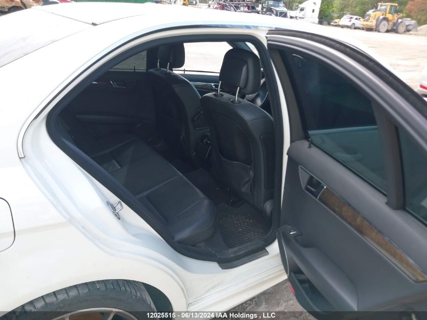 2011 Mercedes-Benz C-Class VIN: WDDGF8FB4BA516398 Lot: 12025515