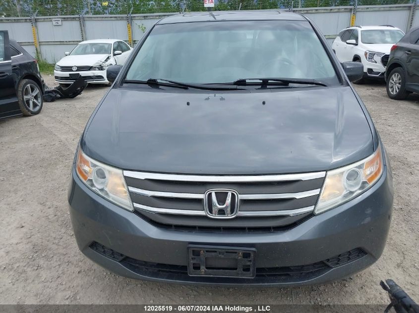 2013 Honda Odyssey Exl VIN: 5FNRL5H69DB503201 Lot: 12025519