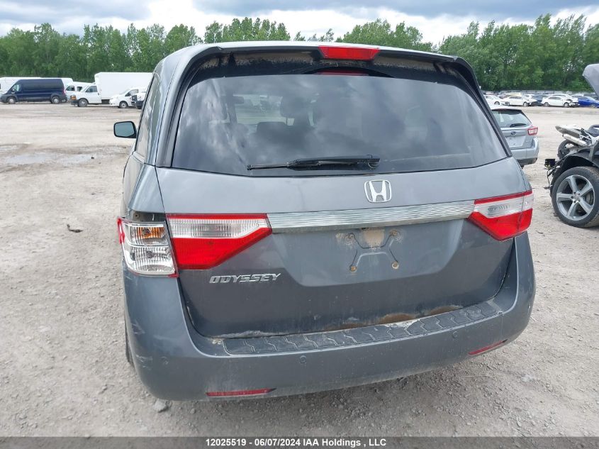 2013 Honda Odyssey Exl VIN: 5FNRL5H69DB503201 Lot: 12025519