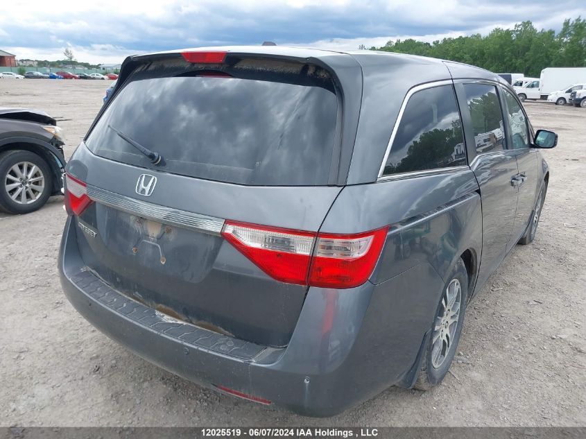 2013 Honda Odyssey Exl VIN: 5FNRL5H69DB503201 Lot: 12025519