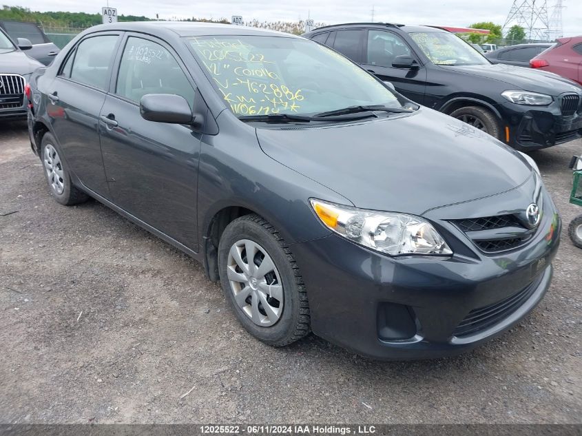 2012 Toyota Corolla VIN: 2T1BU4EE3CC762886 Lot: 12025522