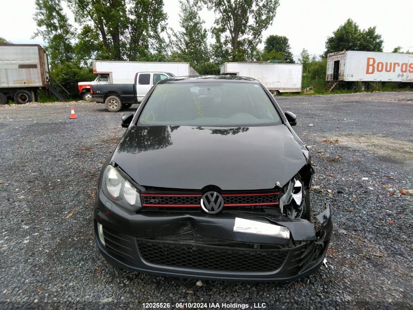 WVWHV7AJ2CW095764 2012 Volkswagen Golf Gti