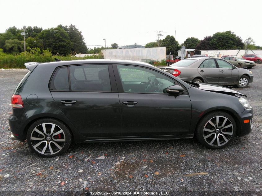 WVWHV7AJ2CW095764 2012 Volkswagen Golf Gti