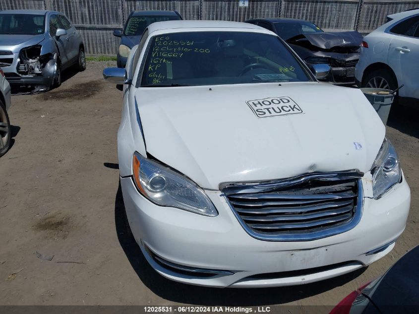 2012 Chrysler 200 Limited VIN: 1C3BCBFG9CN116664 Lot: 12025531