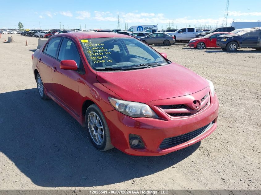 2011 Toyota Corolla Ce/Le/S VIN: 2T1BU4EE4BC537956 Lot: 12025541