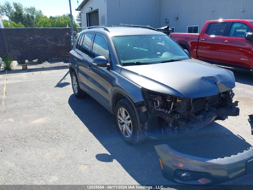 2014 Volkswagen Tiguan VIN: WVGJV3AX7EW539170 Lot: 12025554