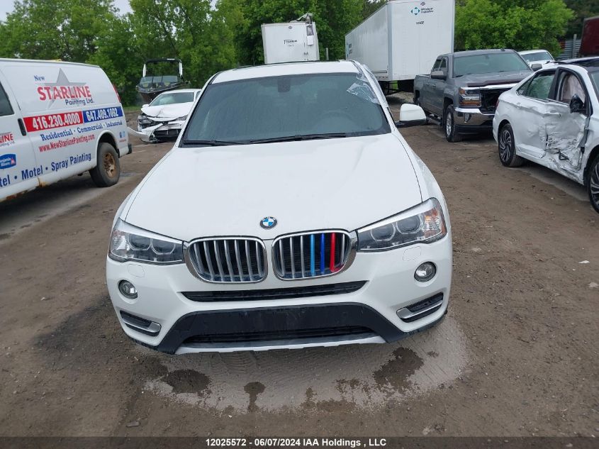 2017 BMW X3 VIN: 5UXWX9C35H0T24104 Lot: 12025572