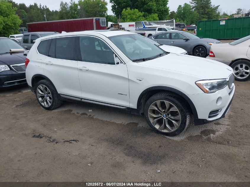 2017 BMW X3 VIN: 5UXWX9C35H0T24104 Lot: 12025572