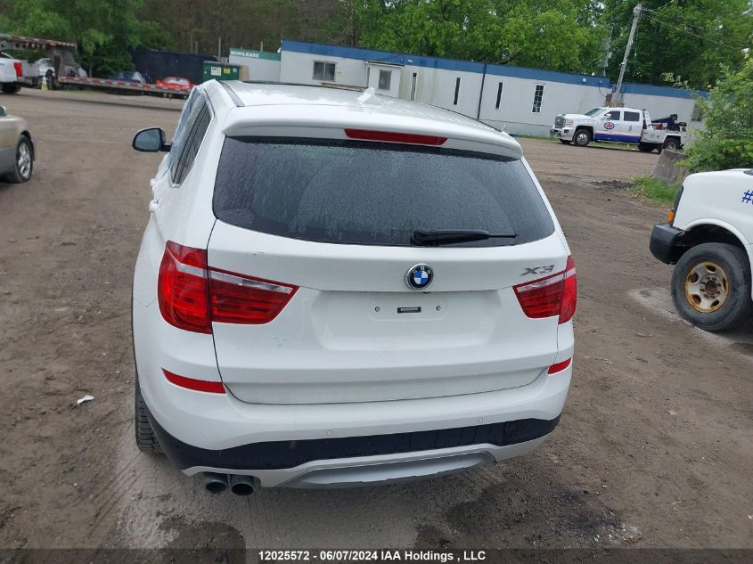 2017 BMW X3 VIN: 5UXWX9C35H0T24104 Lot: 12025572