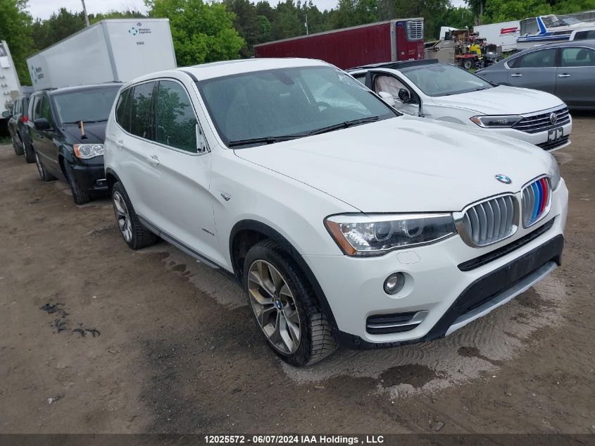 2017 BMW X3 VIN: 5UXWX9C35H0T24104 Lot: 12025572