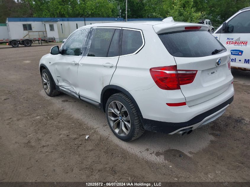 2017 BMW X3 VIN: 5UXWX9C35H0T24104 Lot: 12025572