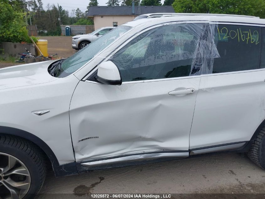 2017 BMW X3 VIN: 5UXWX9C35H0T24104 Lot: 12025572