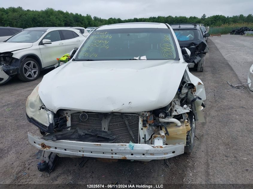 2011 Subaru Legacy VIN: 4S3BMGK68B3225274 Lot: 12025574