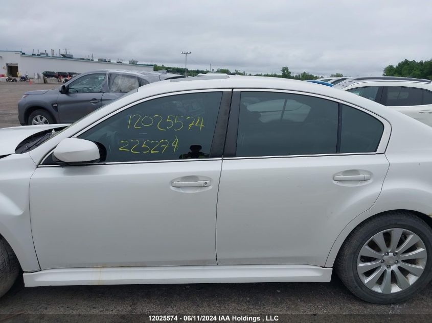 2011 Subaru Legacy VIN: 4S3BMGK68B3225274 Lot: 12025574