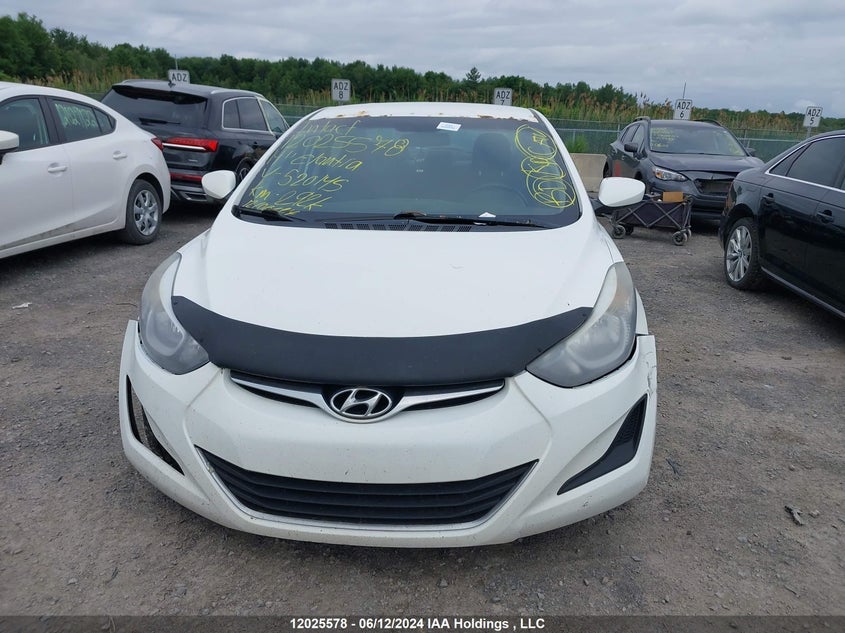 2014 Hyundai Elantra VIN: 5NPDH4AE8EH520145 Lot: 12025578
