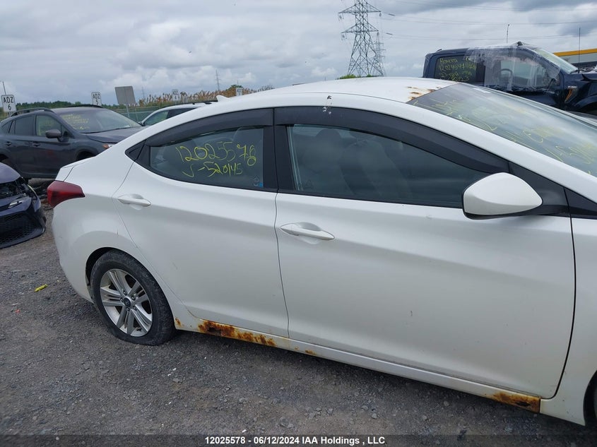2014 Hyundai Elantra VIN: 5NPDH4AE8EH520145 Lot: 12025578