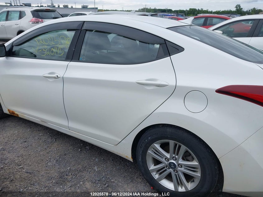 2014 Hyundai Elantra VIN: 5NPDH4AE8EH520145 Lot: 12025578