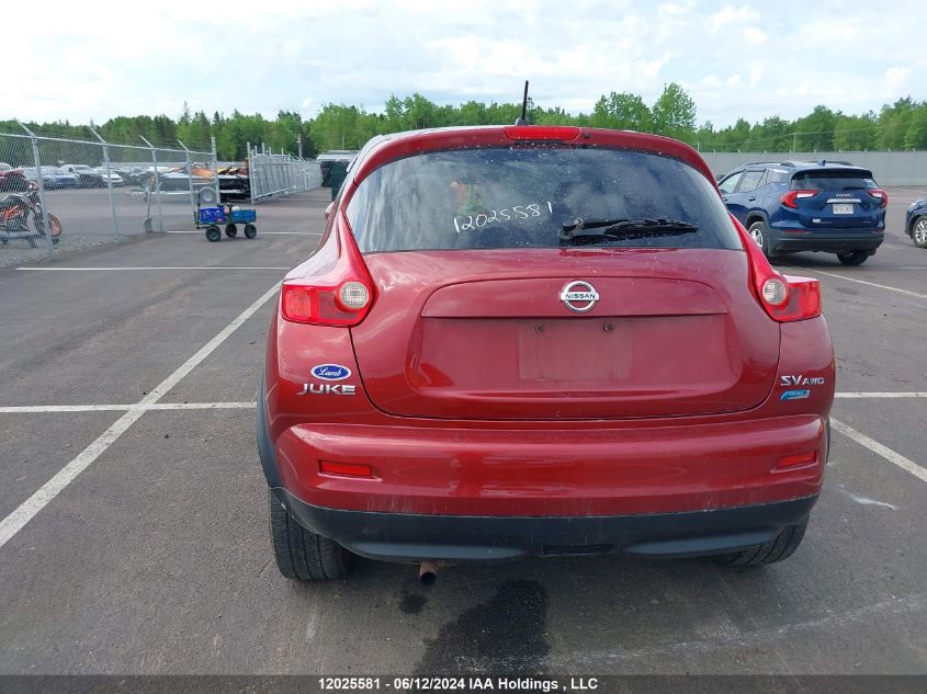 2014 Nissan Juke VIN: JN8AF5MVXET355354 Lot: 12025581