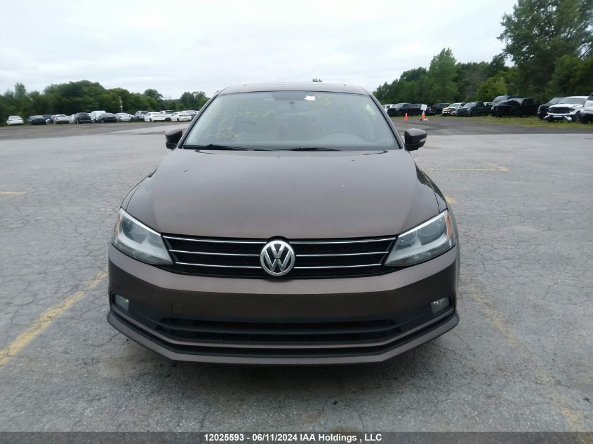 2015 Volkswagen Jetta Sel VIN: 3VWL07AJ2FM304558 Lot: 12025593