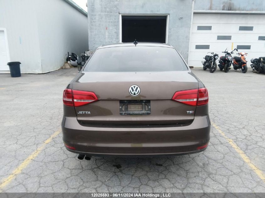 2015 Volkswagen Jetta Sel VIN: 3VWL07AJ2FM304558 Lot: 12025593