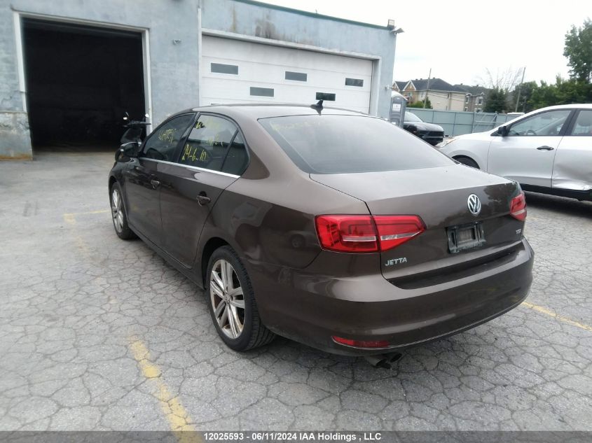 2015 Volkswagen Jetta Sel VIN: 3VWL07AJ2FM304558 Lot: 12025593