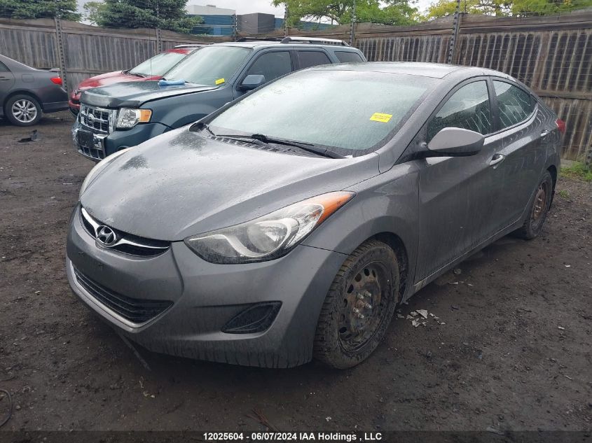 2013 Hyundai Elantra Gl VIN: 5NPDH4AE7DH264854 Lot: 12025604