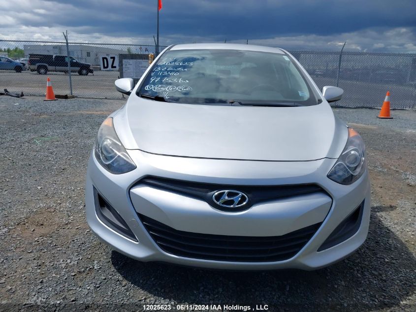 2013 Hyundai Elantra Gt Gl VIN: KMHD25LE9DU113410 Lot: 12025623