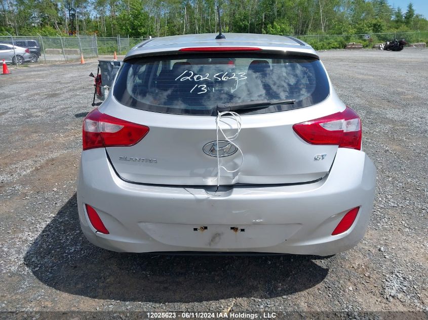 2013 Hyundai Elantra Gt Gl VIN: KMHD25LE9DU113410 Lot: 12025623