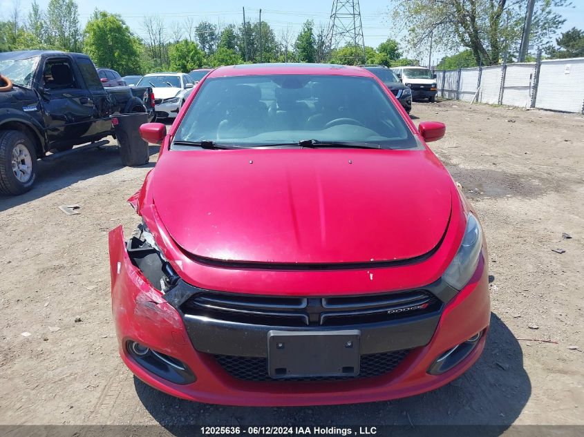 2015 Dodge Dart Gt VIN: 1C3CDFEB2FD286969 Lot: 12025636