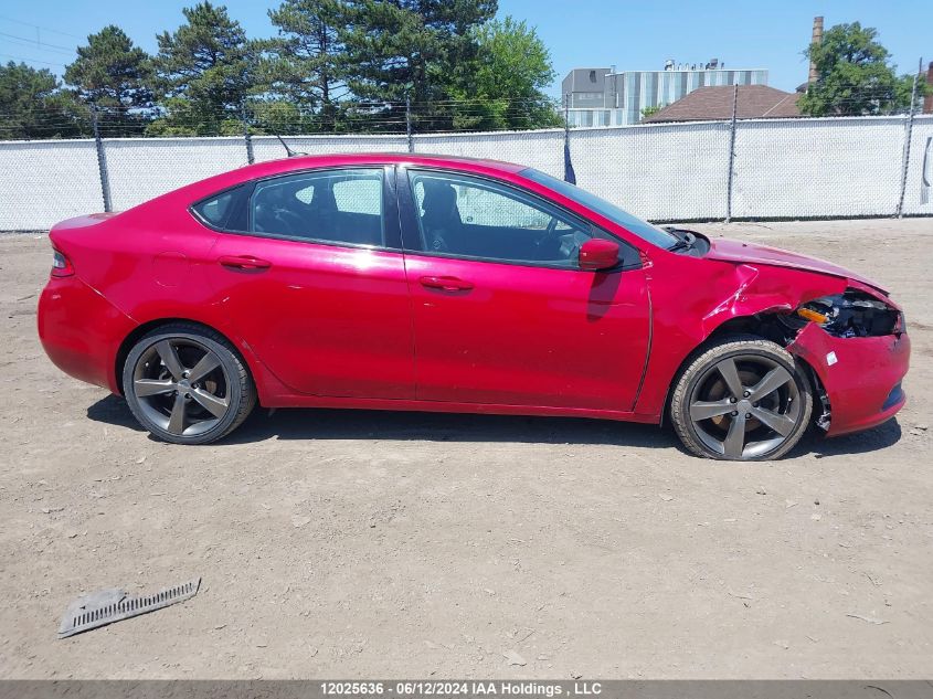 2015 Dodge Dart Gt VIN: 1C3CDFEB2FD286969 Lot: 12025636