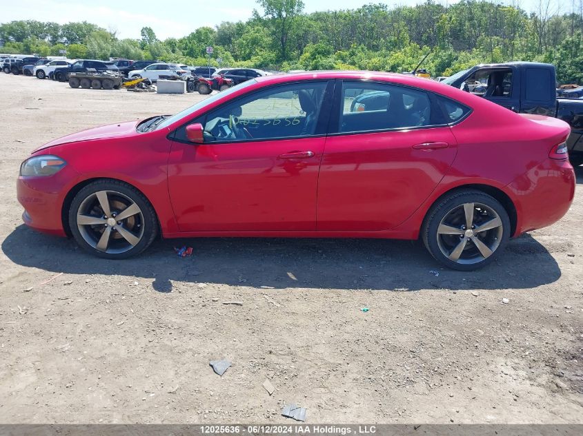 2015 Dodge Dart Gt VIN: 1C3CDFEB2FD286969 Lot: 12025636