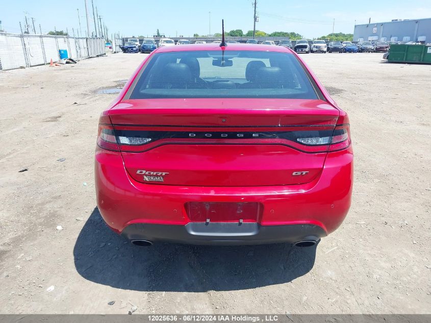 2015 Dodge Dart Gt VIN: 1C3CDFEB2FD286969 Lot: 12025636