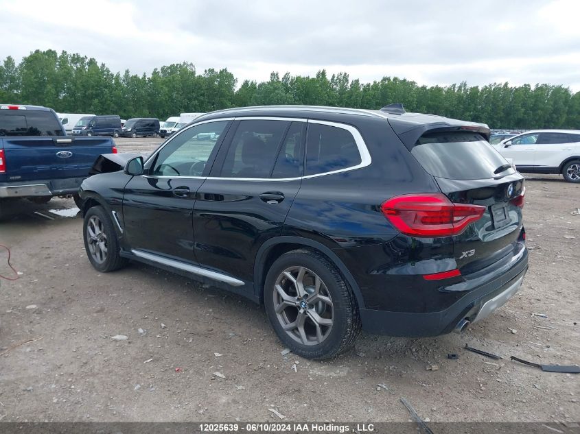 2021 BMW X3 VIN: 5UXTY5C08M9E90642 Lot: 12025639