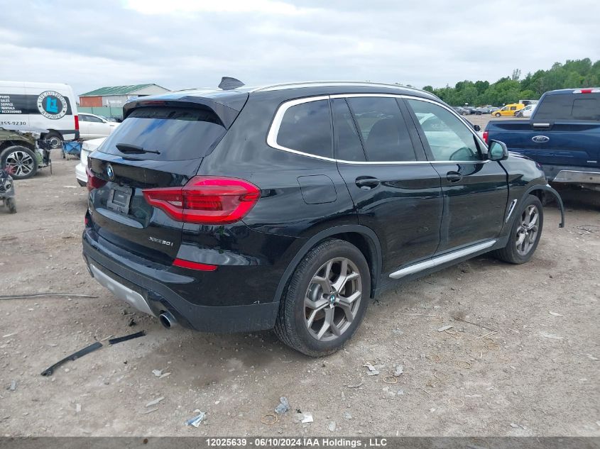 2021 BMW X3 VIN: 5UXTY5C08M9E90642 Lot: 12025639