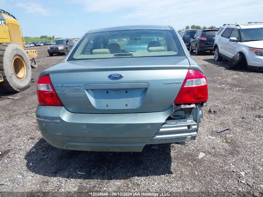 2005 Ford Five Hundred VIN: 1FAHP28155G104981 Lot: 12025645