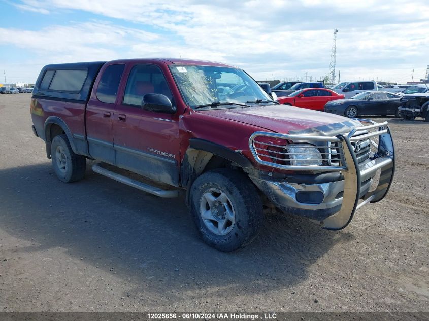 2000 Toyota Tundra Access Cab/Access Cab Sr5 VIN: 5TBBT4412YS040706 Lot: 12025656