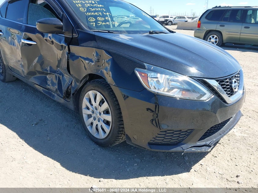 2018 Nissan Sentra VIN: 3N1AB7AP4JY302713 Lot: 12025681