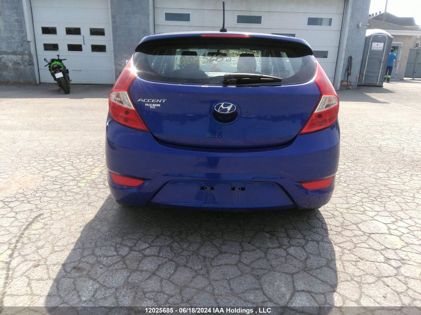 2012 Hyundai Accent VIN: KMHCT5AE1CU043251 Lot: 12025685